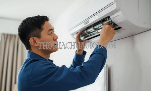 thợ vệ sinh máy lạnh tại chung cư him lam phú an giá rẻ
