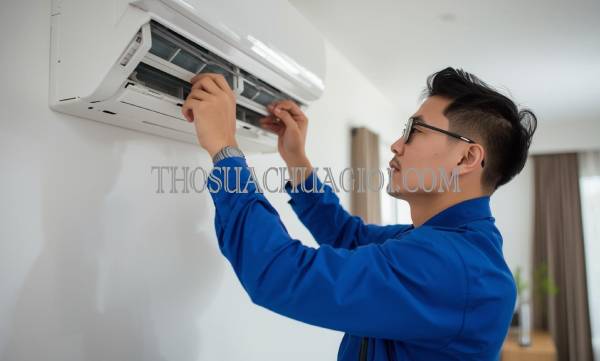Thợ vệ sinh máy lạnh tại chung cư Him Lam Riverside uy tín 15 phút đến nơi