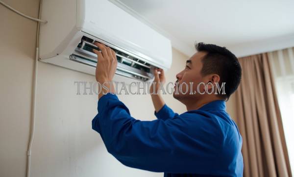 thợ vệ sinh máy lạnh tại chung cư lê thành giá rẻ