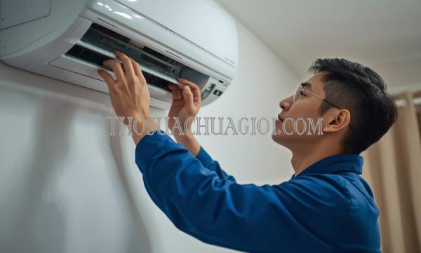 thợ vệ sinh máy lạnh tại chung cư lê thành uy tín