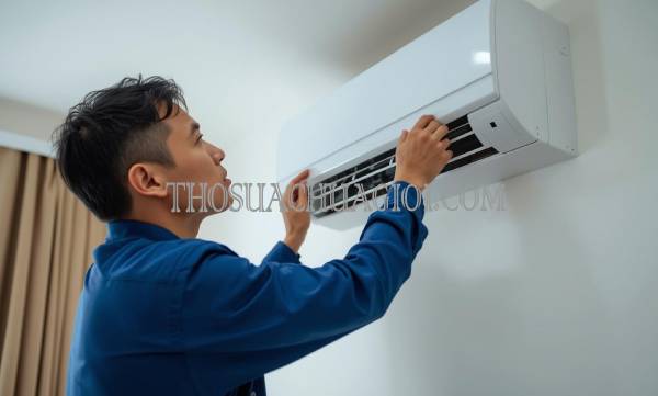 thợ vệ sinh máy lạnh tại chung cư masteri thảo điền uy tín