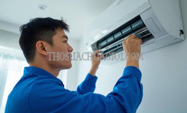 Thợ vệ sinh máy lạnh tại chung cư Sunrise City gọi 30 phút có mặt