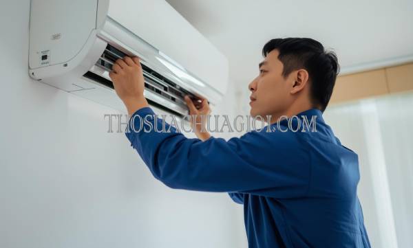 thợ vệ sinh máy lạnh tại chung cư sunshine diamond river uy tín