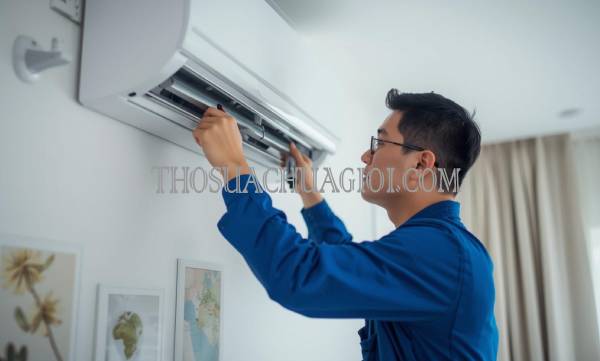thợ vệ sinh máy lạnh tại chung cư sunshine diamond river