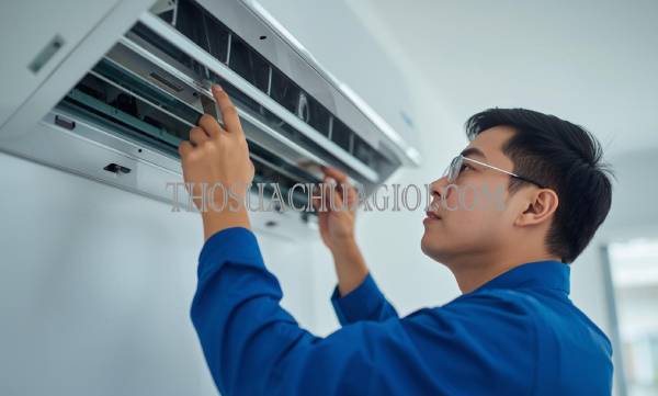 thợ vệ sinh máy lạnh tại chung cư the aspira giá rẻ