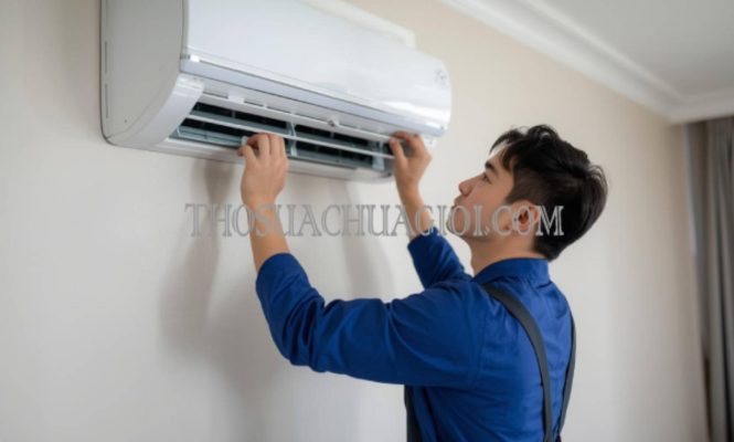 thợ vệ sinh máy lạnh tại đất đỏ