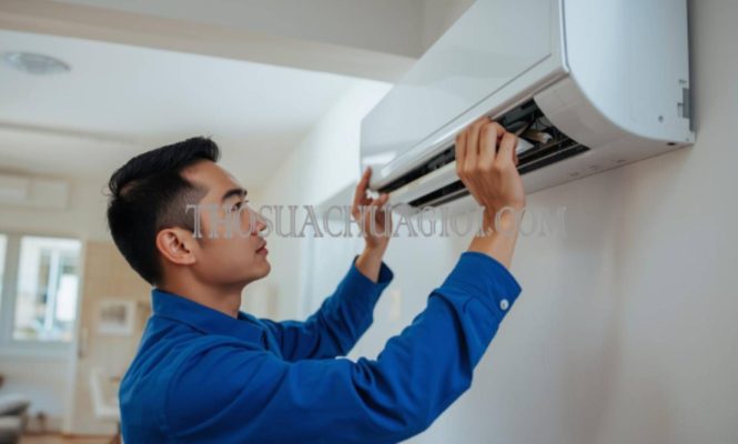 thợ vệ sinh máy lạnh tại đất đỏ uy tín