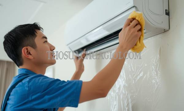 thợ vệ sinh máy lạnh tại trảng bom uy tín