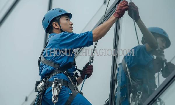 Thợ vệ sinh kính tòa nhà phường Linh Chiểu cũ liên hệ 10 phút có