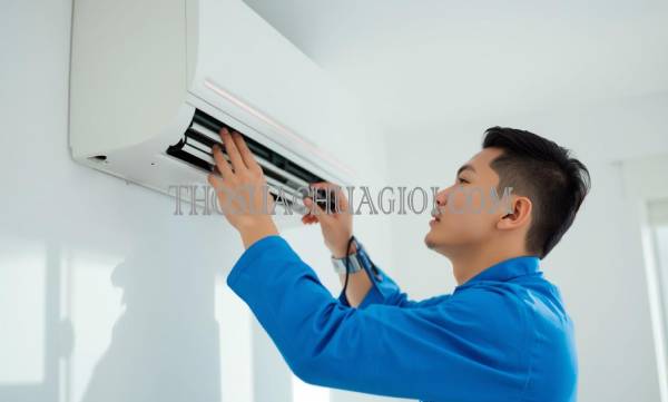 tháo lắp máy lạnh tại hương an giá rẻ
