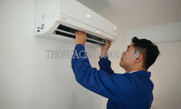 Tháo lắp máy lạnh tại Núi Thành giá rẻ 20 phút có mặt
