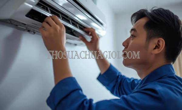 tháo lắp máy lạnh tại núi thành