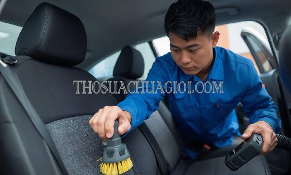 thợ giặt ghế ô tô tại gò vấp
