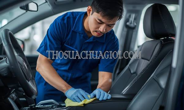 thợ giặt ghế ô tô tại nhà bè