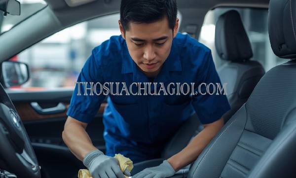 Thợ giặt ghế Ô Tô tại Thủ Đức chất lượng 25 phút có thợ