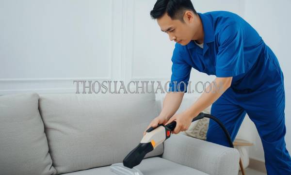 Thợ giặt ghế sofa tại Bình Thạnh liên hệ 10 phút có