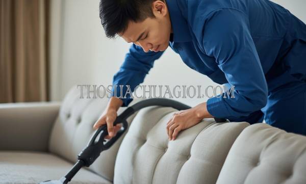 Thợ giặt ghế sofa tại Quận 1 giá rẻ 20 phút có mặt