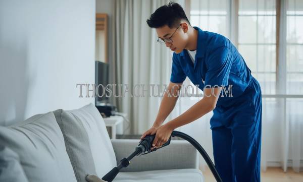 thợ giặt ghế sofa tại quận 4 uy tín