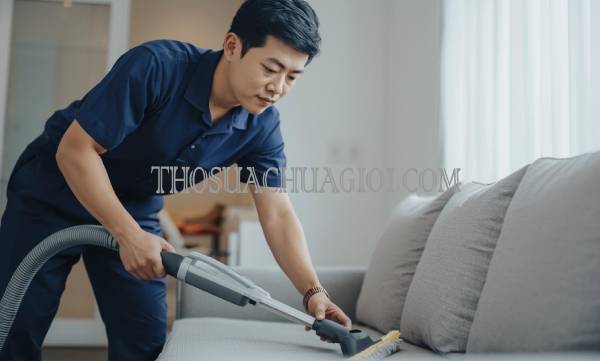 Thợ giặt ghế sofa tại Quận 5 liên hệ 10 phút có