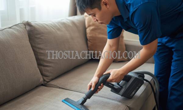 Thợ giặt ghế sofa tại Quận 7 chất lượng 25 phút có