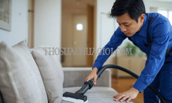 Thợ giặt ghế sofa tại Tân Phú uy tín 15 phút đến nơi