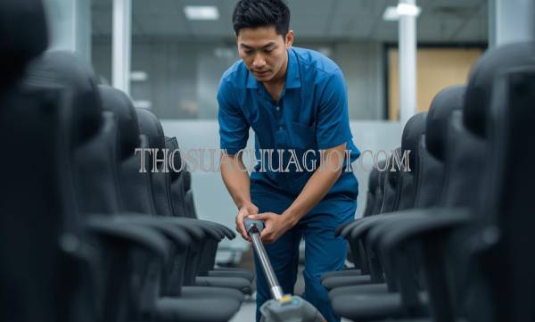 Thợ giặt ghế văn phòng tại Bình Chánh chất lượng 25 phút có