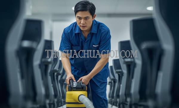 Thợ giặt ghế văn phòng tại Bình Thạnh chất lượng 25 phút có