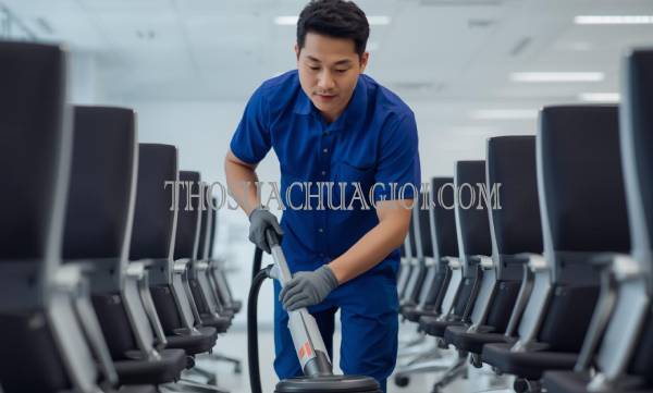 Thợ giặt ghế văn phòng tại Hóc Môn giá rẻ 20 phút có mặt