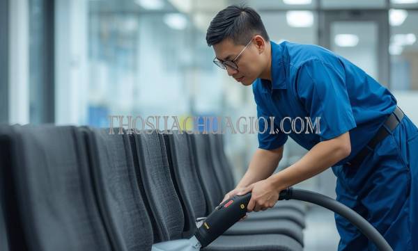 Thợ giặt ghế văn phòng tại Quận 12 chất lượng 25 phút có