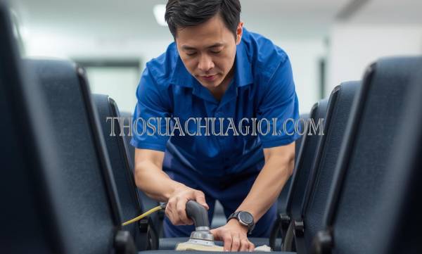 Thợ giặt ghế văn phòng tại Quận 5 liên hệ 10 phút có