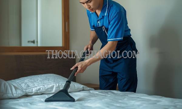 thợ giặt nệm tại hóc môn
