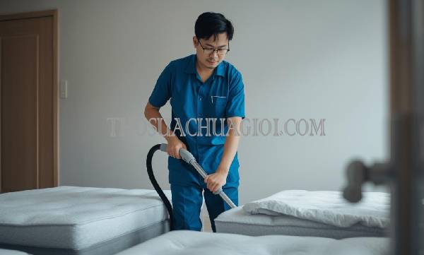 thợ giặt nệm tại nhà bè