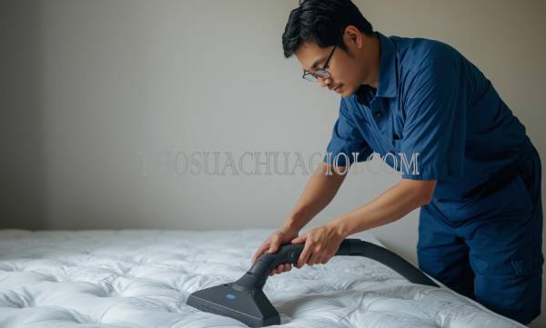 Thợ giặt nệm tại Quận 2 chất lượng 25 phút có