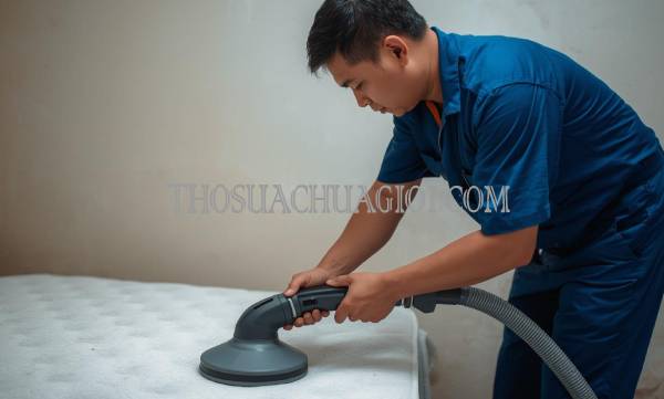 thợ giặt nệm tại quận 2