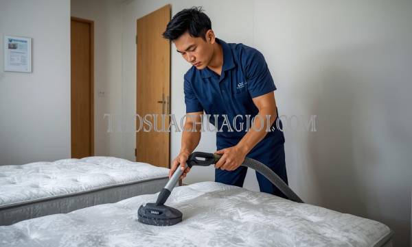 thợ giặt nệm tại quận 3 giá rẻ