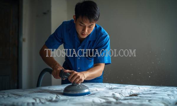thợ giặt nệm tại quận 3