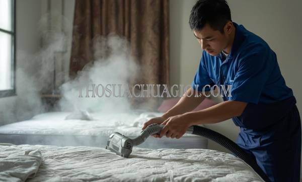 thợ giặt nệm tại quận 4 uy tín