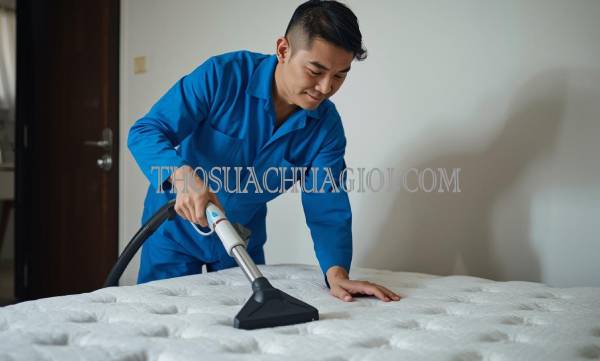 Thợ giặt nệm tại Quận 7 chất lượng 25 phút có