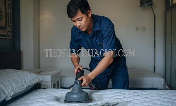 thợ giặt nệm tại quận 7
