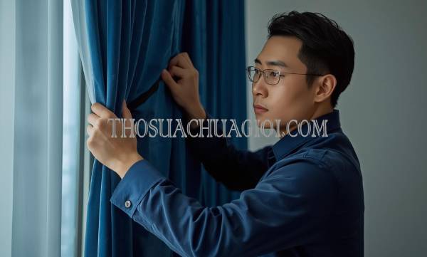 thợ giặt rèm cửa tại bình chánh uy tín