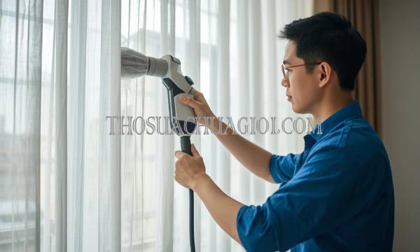 Thợ giặt rèm cửa tại Bình Chánh uy tín 15 phút đến nơi