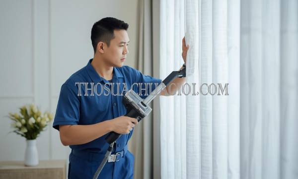 Thợ giặt rèm cửa tại Bình Tân liên hệ 10 phút có