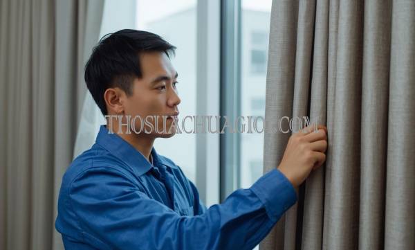 thợ giặt rèm cửa tại bình thạnh giá rẻ