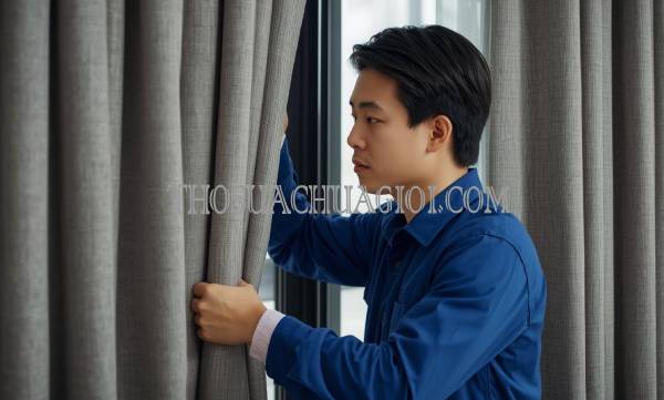 Thợ giặt rèm cửa tại Gò Vấp chất lượng 25 phút có