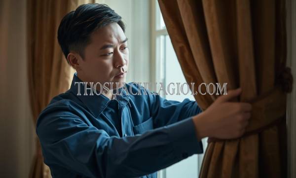 thợ giặt rèm cửa tại nhà bè giá rẻ