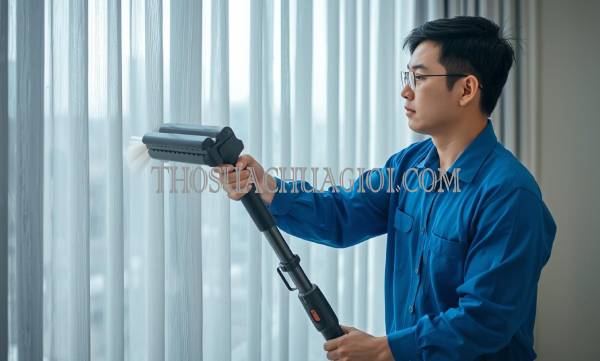 Thợ giặt rèm cửa tại Phú Nhuận gọi 30 phút có mặt