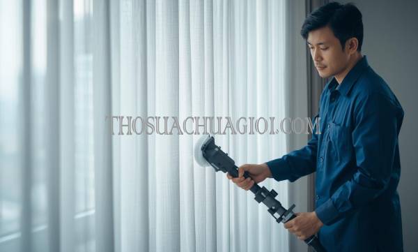 Thợ giặt rèm cửa tại Quận 10 chất lượng 25 phút có