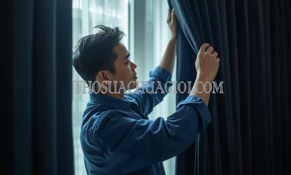 thợ giặt rèm cửa tại quận 12