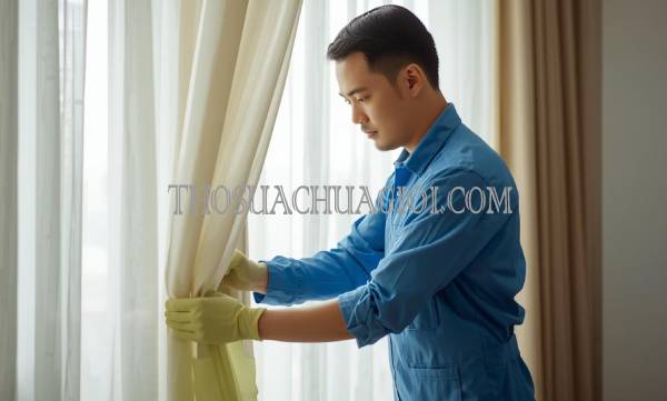 thợ giặt rèm cửa tại quận 2