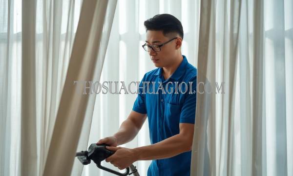Thợ giặt rèm cửa tại Quận 5 chất lượng 25 phút có